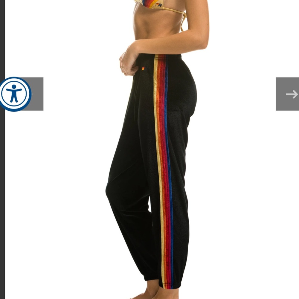 Aviator Nation Classic Velvet Joggers